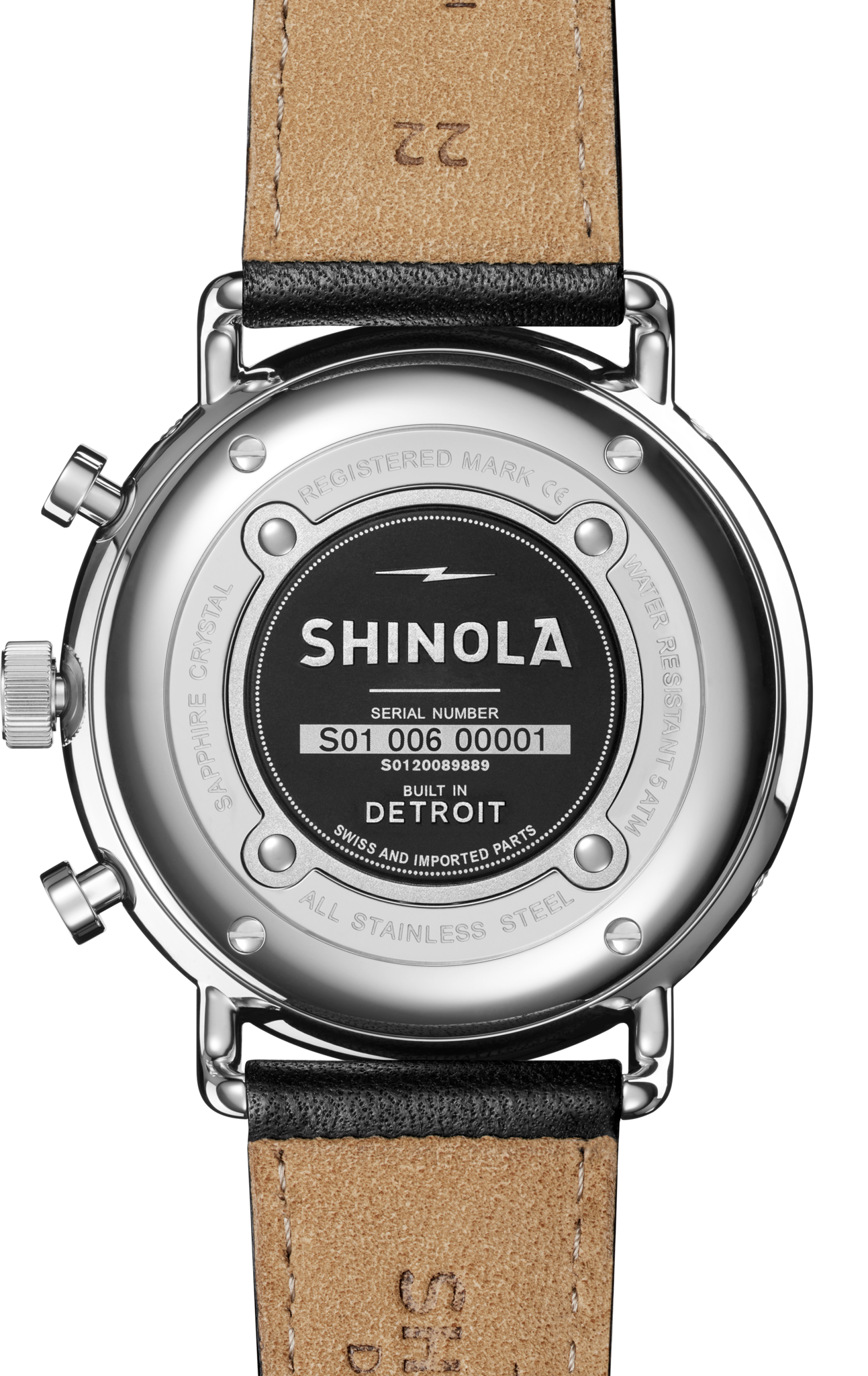 Canfield Sport Chronograph Watch - Matte Black - Image 4