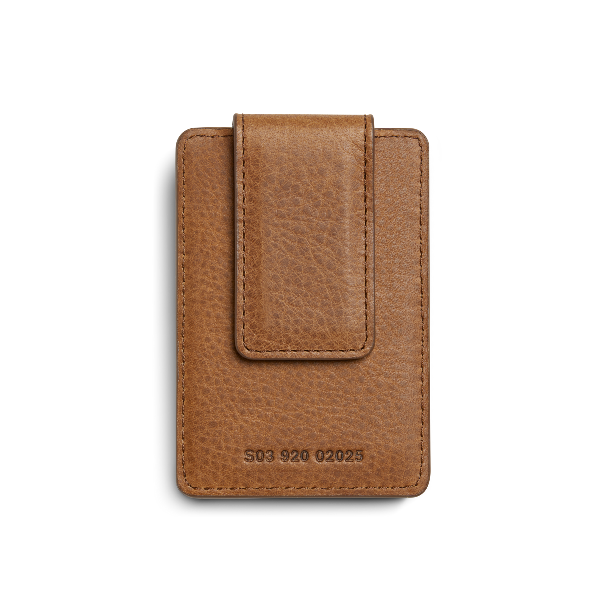 Magnetic Money Clip Card Holder - Tan - Image 2