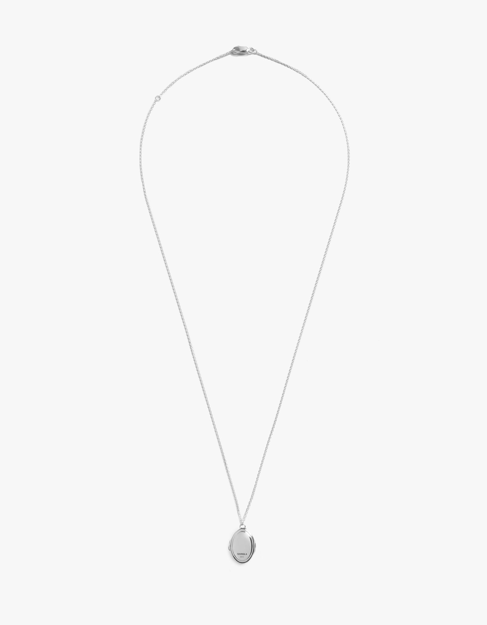 Heirloom Petite Locket Necklace - Sterling Silver - Image 5
