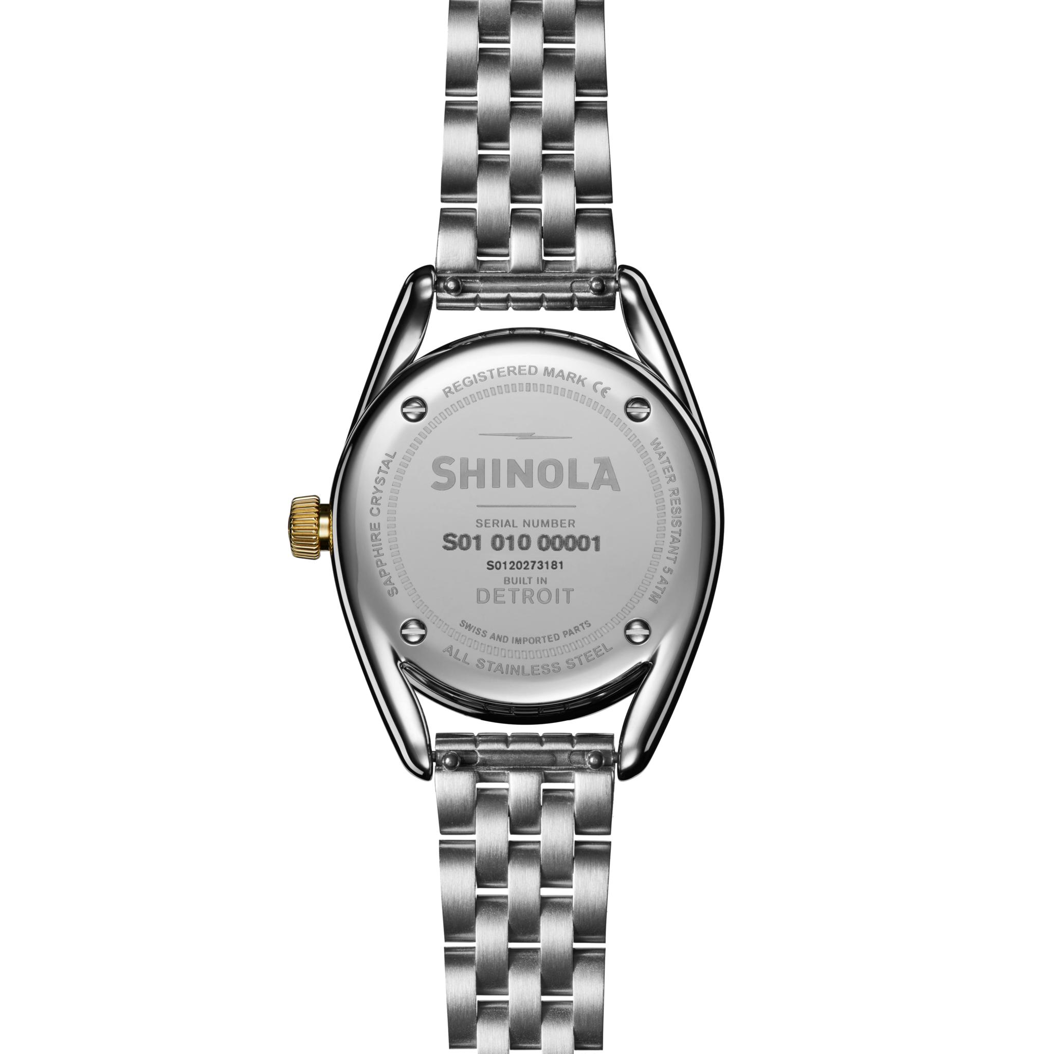 Diamond Derby Watch - White Mother of Pearl - Image 4