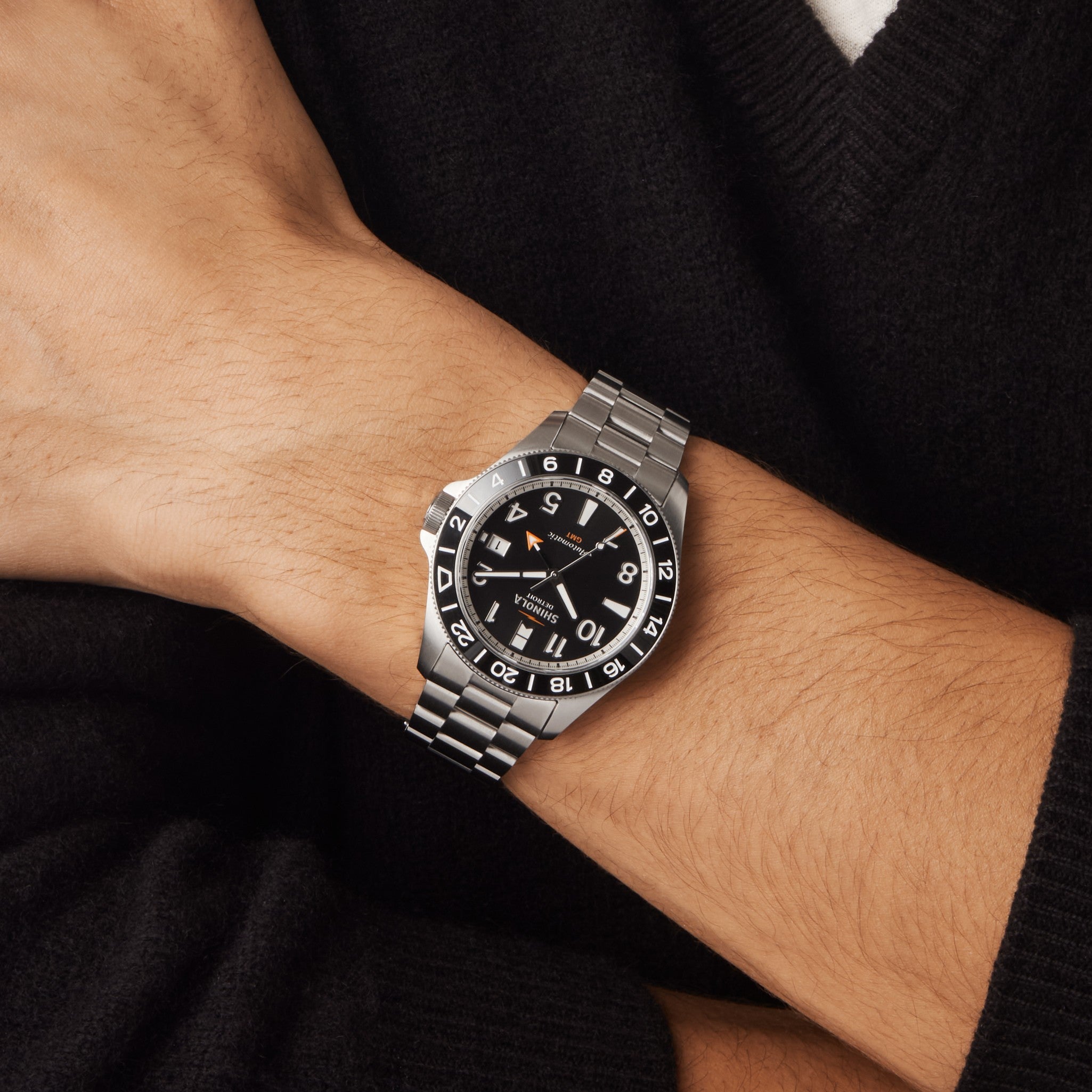 Monster GMT Automatic Watch - Black - Image 2