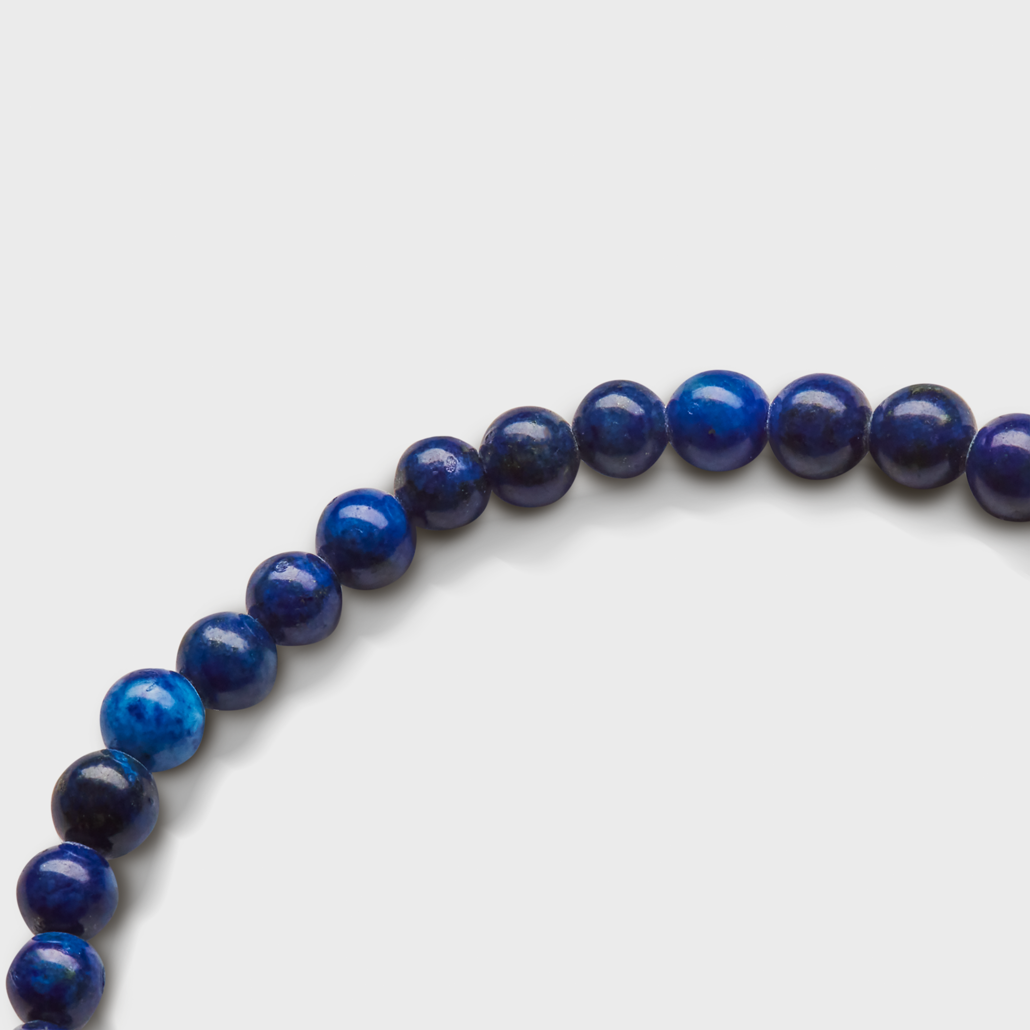 4mm Beaded Lapis Bracelet - Lapis - Image 4