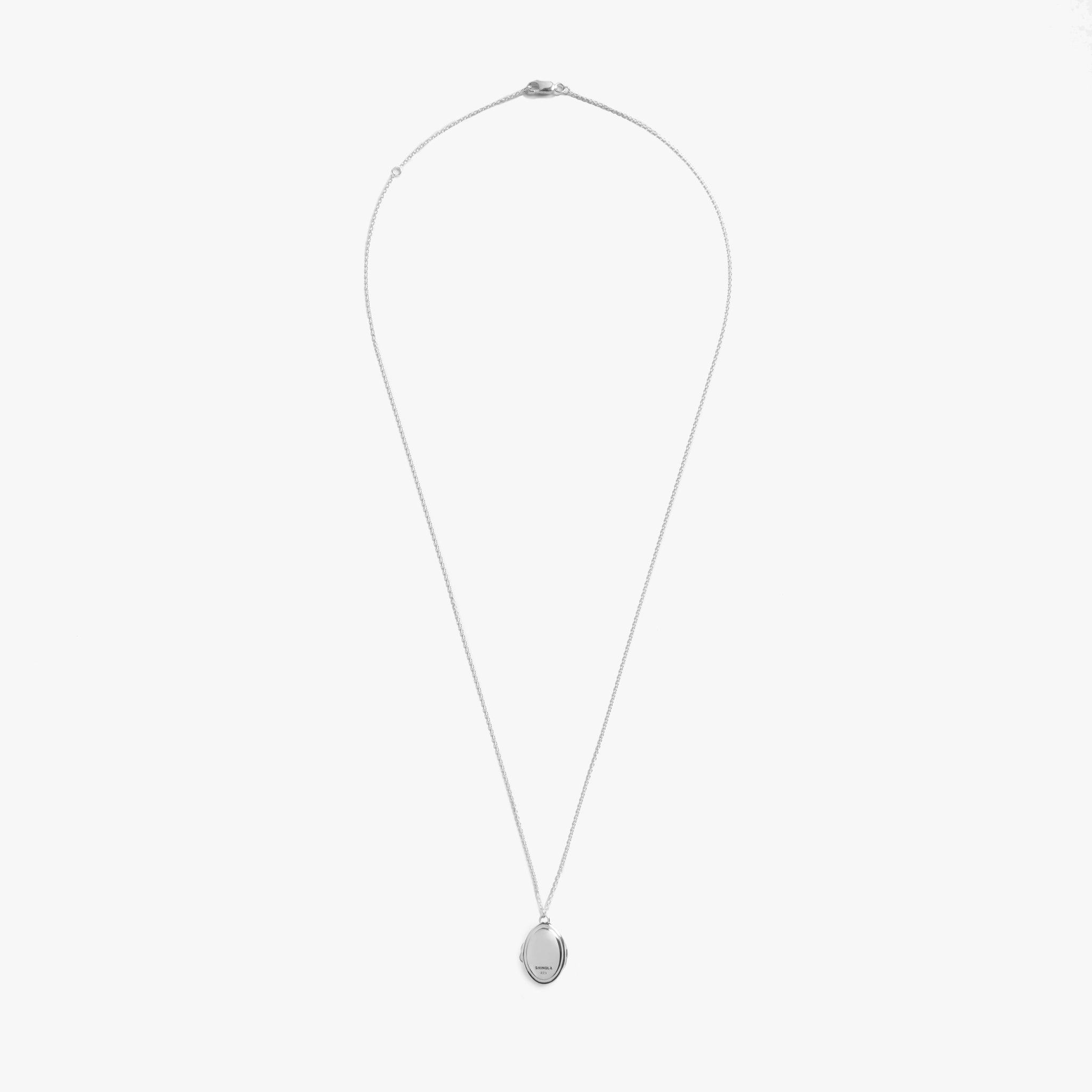 Heirloom Petite Locket Necklace - Sterling Silver - Image 3