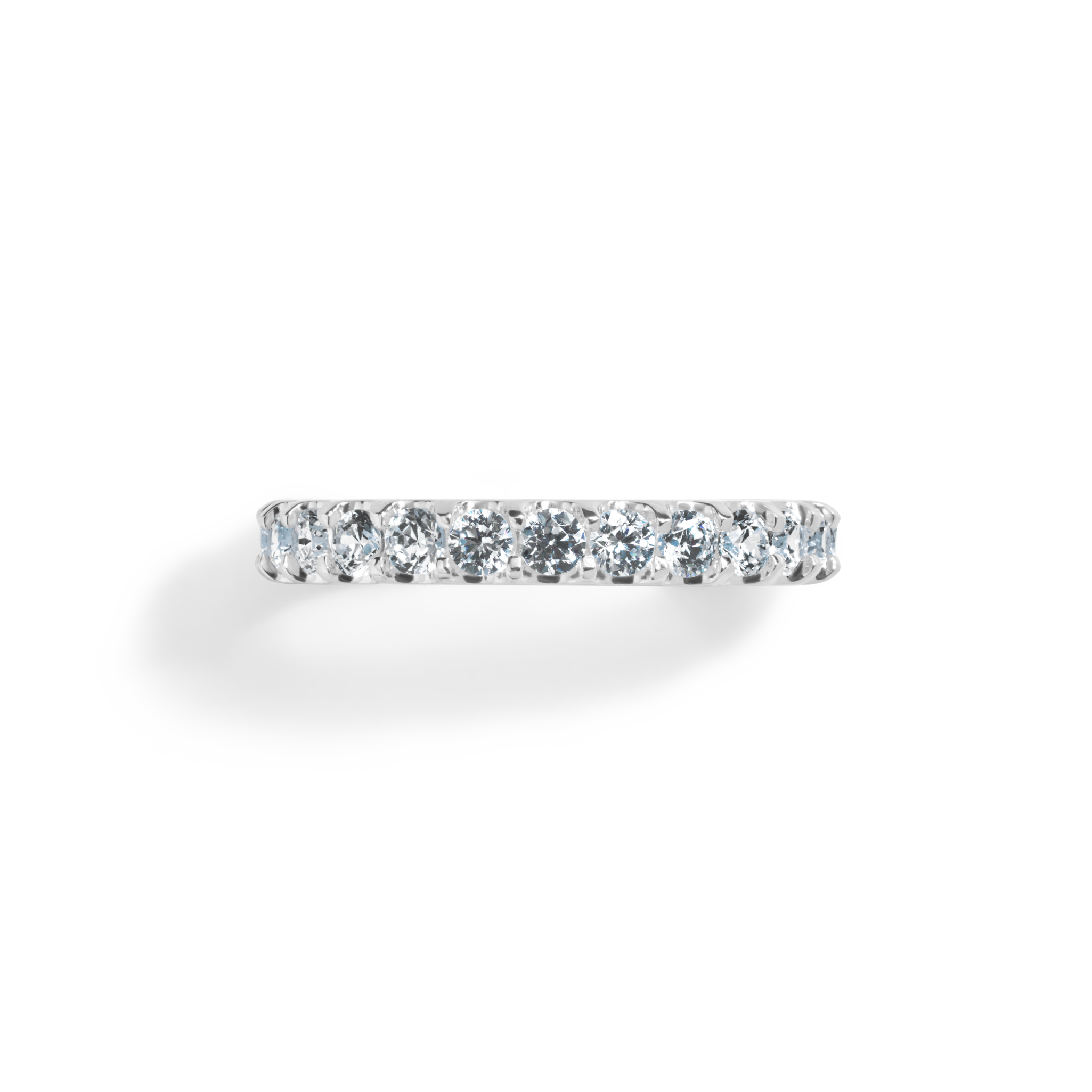 1 Carat Diamond Anniversary Band - White Gold - Image 3
