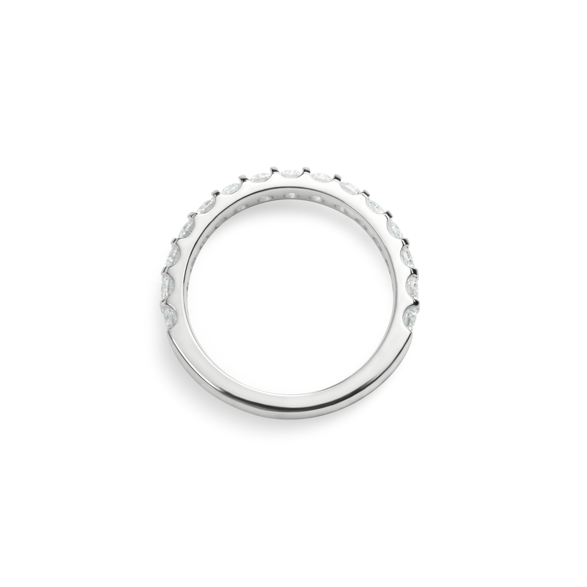 1 Carat Diamond Anniversary Band - White Gold - Image 4