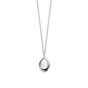 Heirloom Petite Locket Necklace - Sterling Silver