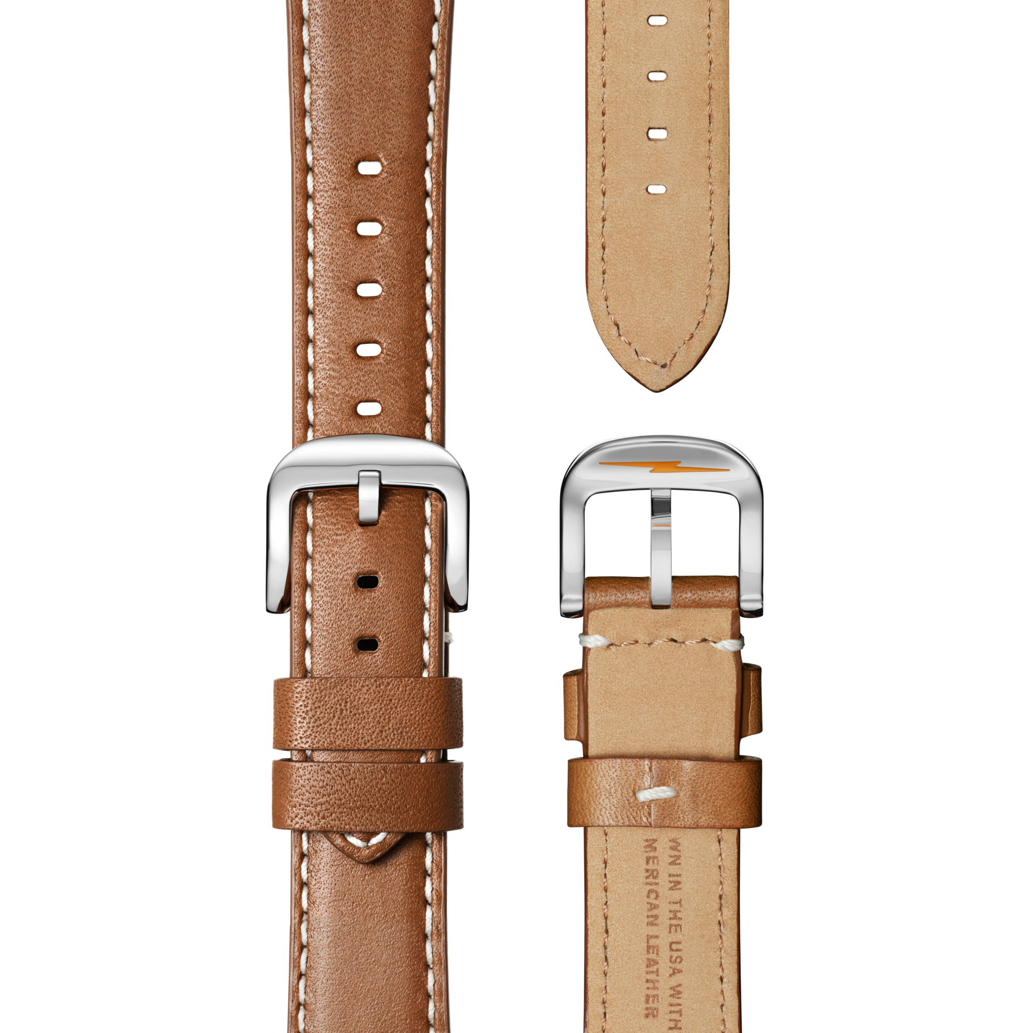 Runwell Watch - White Tan Leather Strap - Image 7