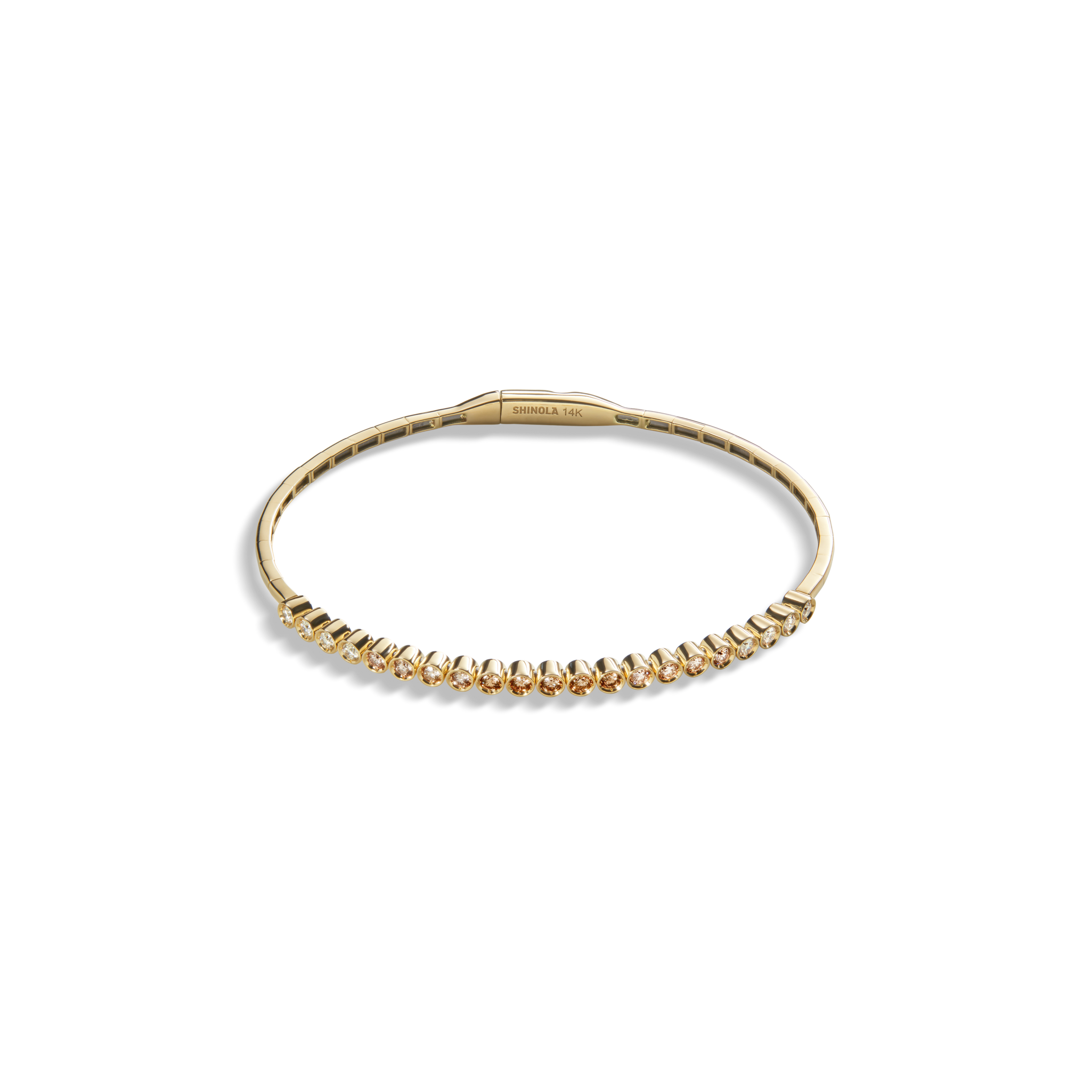 0.75 Carat Desert Diamond Tennis Bangle Bracelet