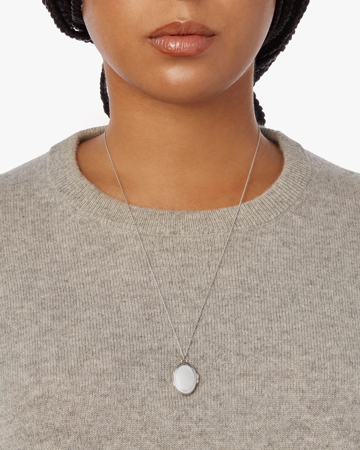 Heirloom Statement Locket Necklace - Sterling Silver - Image 17