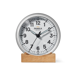 6 Runwell Clock - White