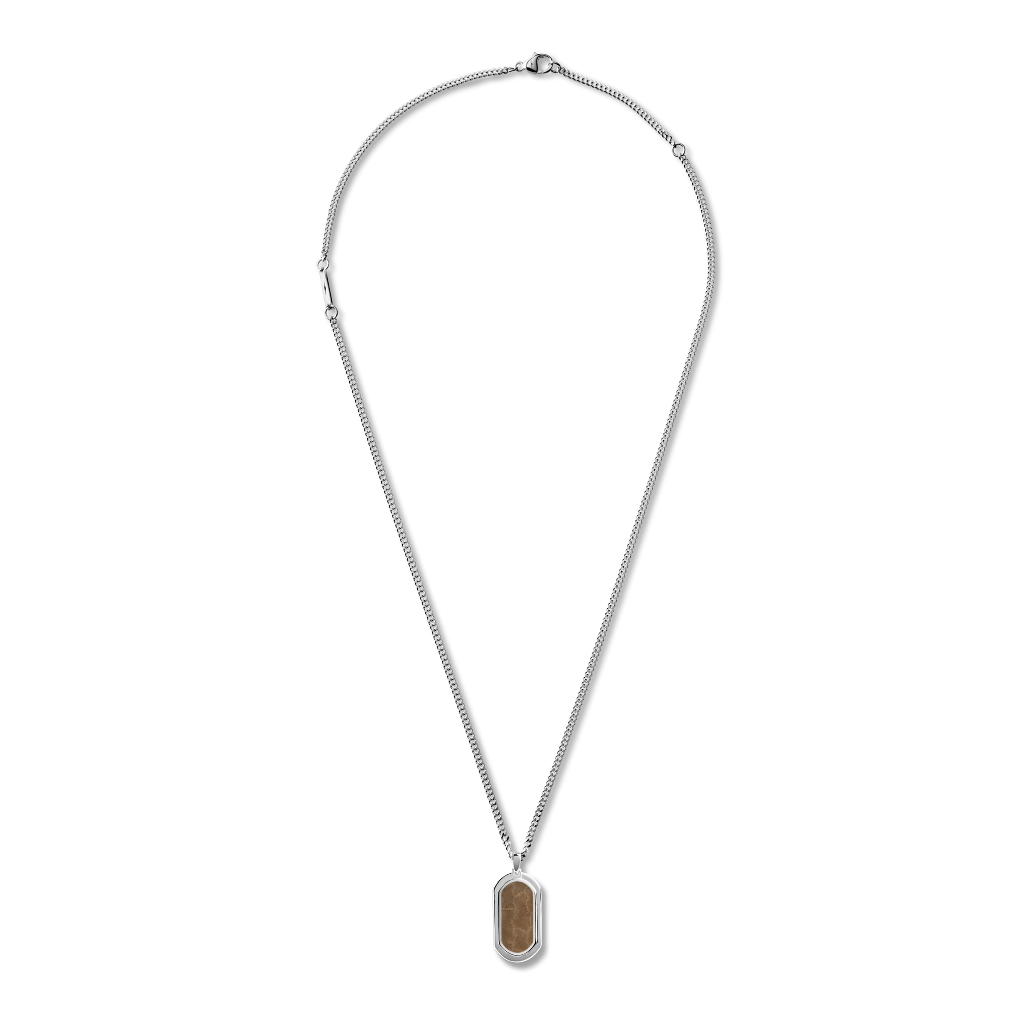 28mm Petoskey Tag Necklace